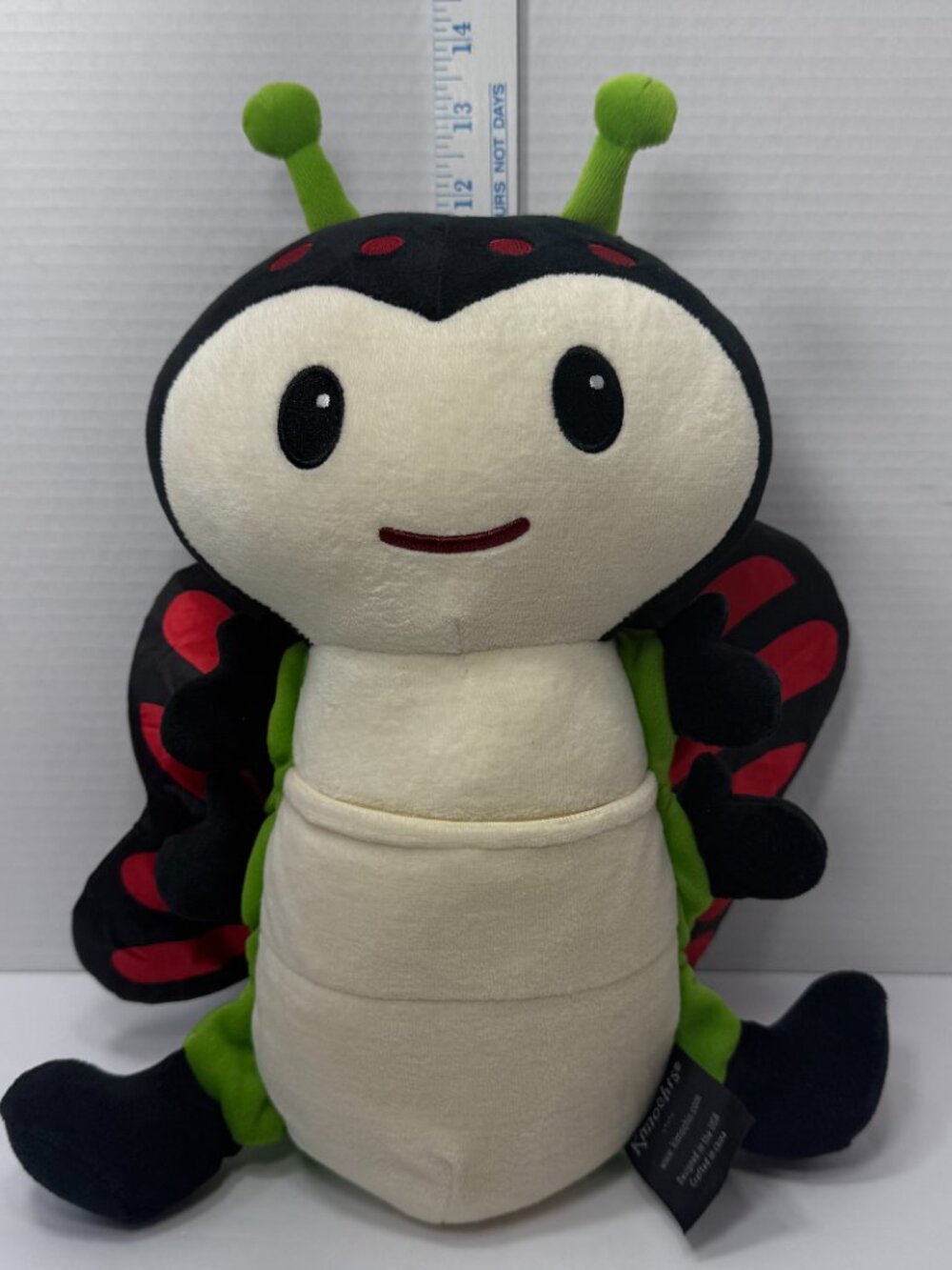 Kimochis Butterfly Caterpiller Doll Plush Toy (Wings Tuck Inside) Therapy Rehab